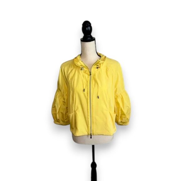 Kenneth Cole Reaction Jackets & Blazers - 🍂BOGO🍂 
Kenneth Cole Reaction Yellow Bomber Jacket with Puff Sleeves